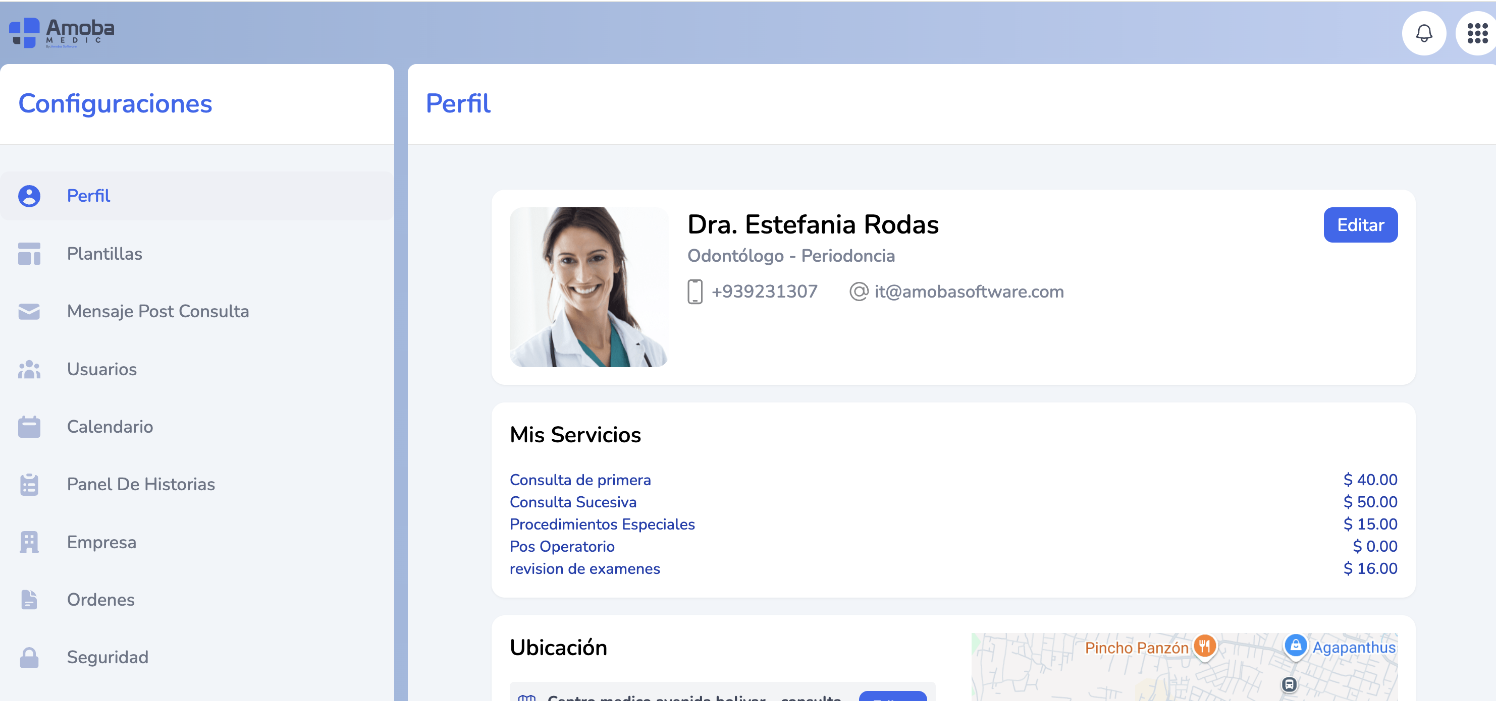✨ Guía para configurar tu perfil profesional en AmobaMedic